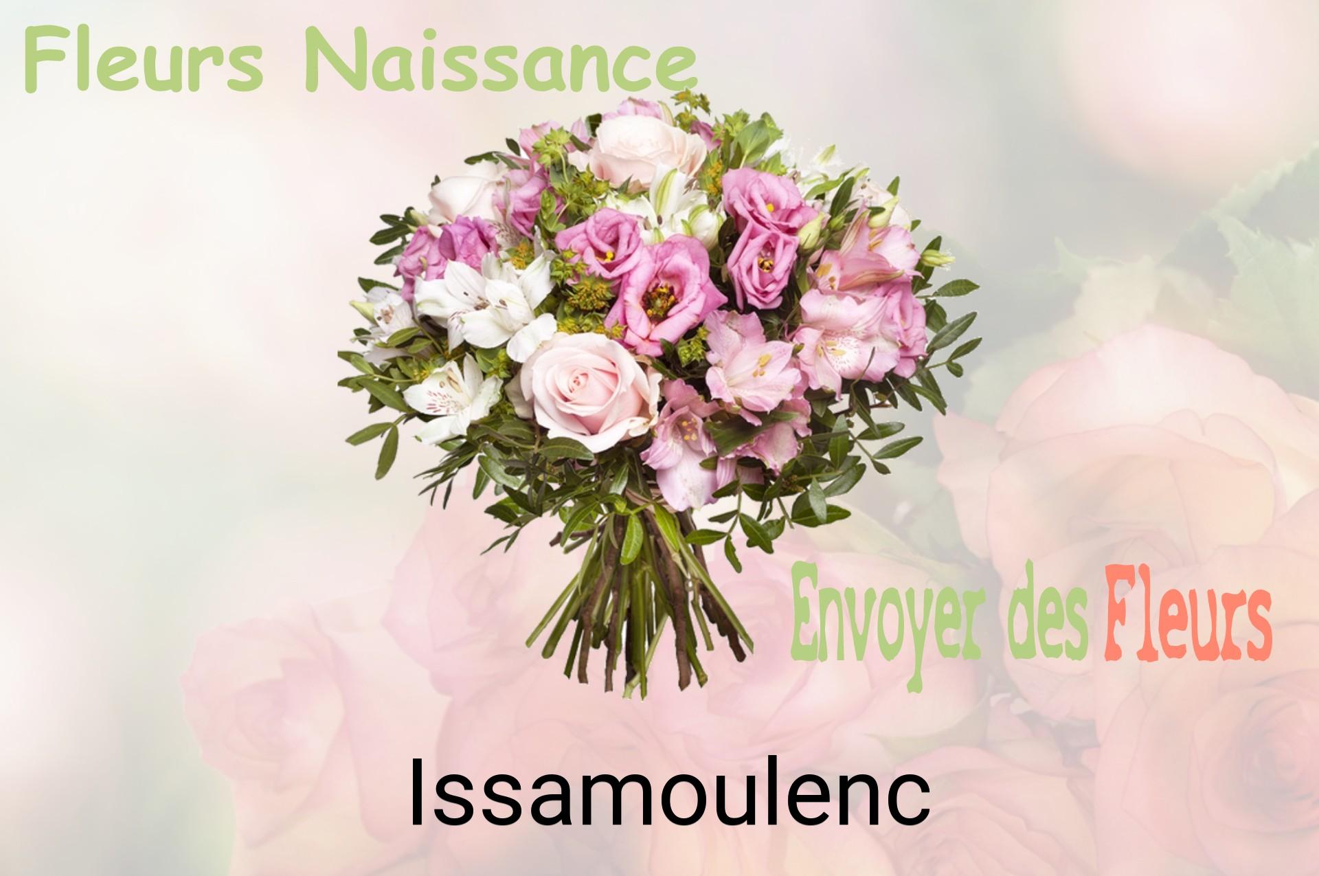 Bouquet de fleurs de naissance livré à Issamoulenc